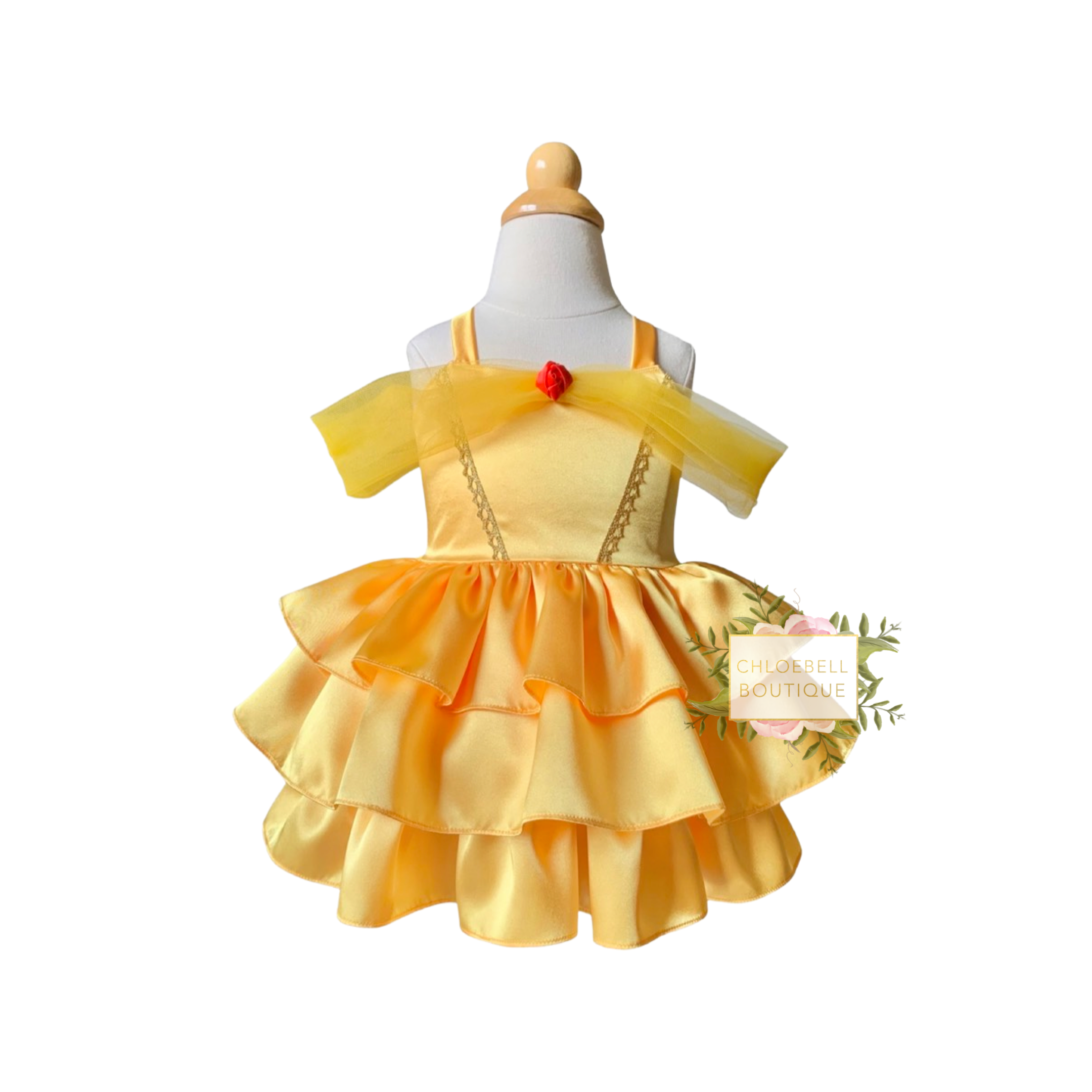 Princess belle dress for baby deals